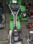 Etesia lawn mower with Honda gxv 160 petrol engine