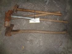 3 x Fore Hammers and 1 Axe
