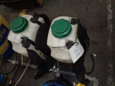 2 x Chapin back pack sprayers