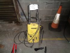 Karcher k3-540 pressure washer and hose reel