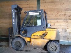 Valmar DFG45 4.5 tonne diesel fork positioning Side shift, serial no. FN327170, year 2006,