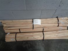 3 x Bundles of snow shovel poles