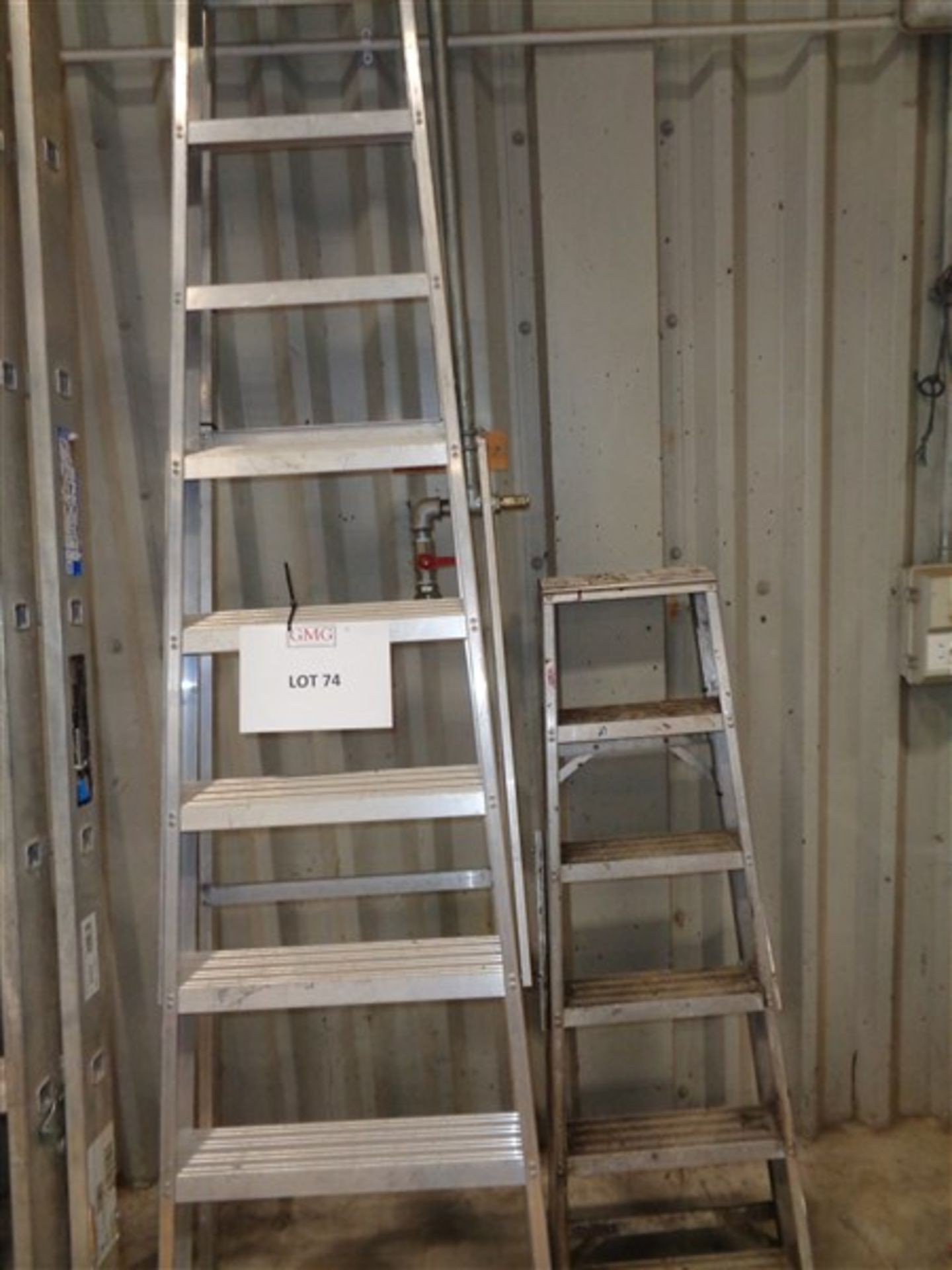 2 x sets of aluminium access steps