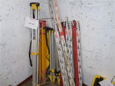Quantity of engineering tripods and poles as lotted