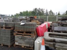 10 x part pallets of various brick as lotted
