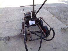 Tar bitumen petrol driven trolley pump