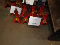 4 x axle stands marked 15