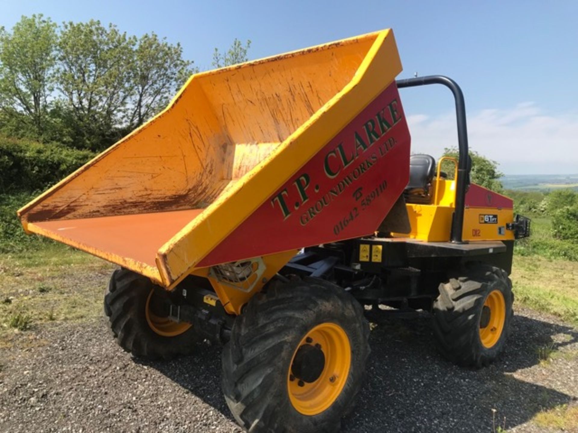 JCB model 6FT articulated dump truck, 2016, 249 recorded hours - Image 10 of 10