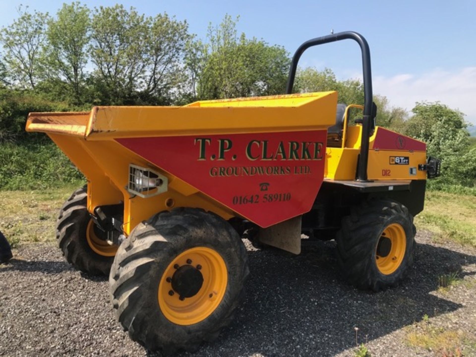 JCB model 6FT articulated dump truck, 2016, 249 recorded hours