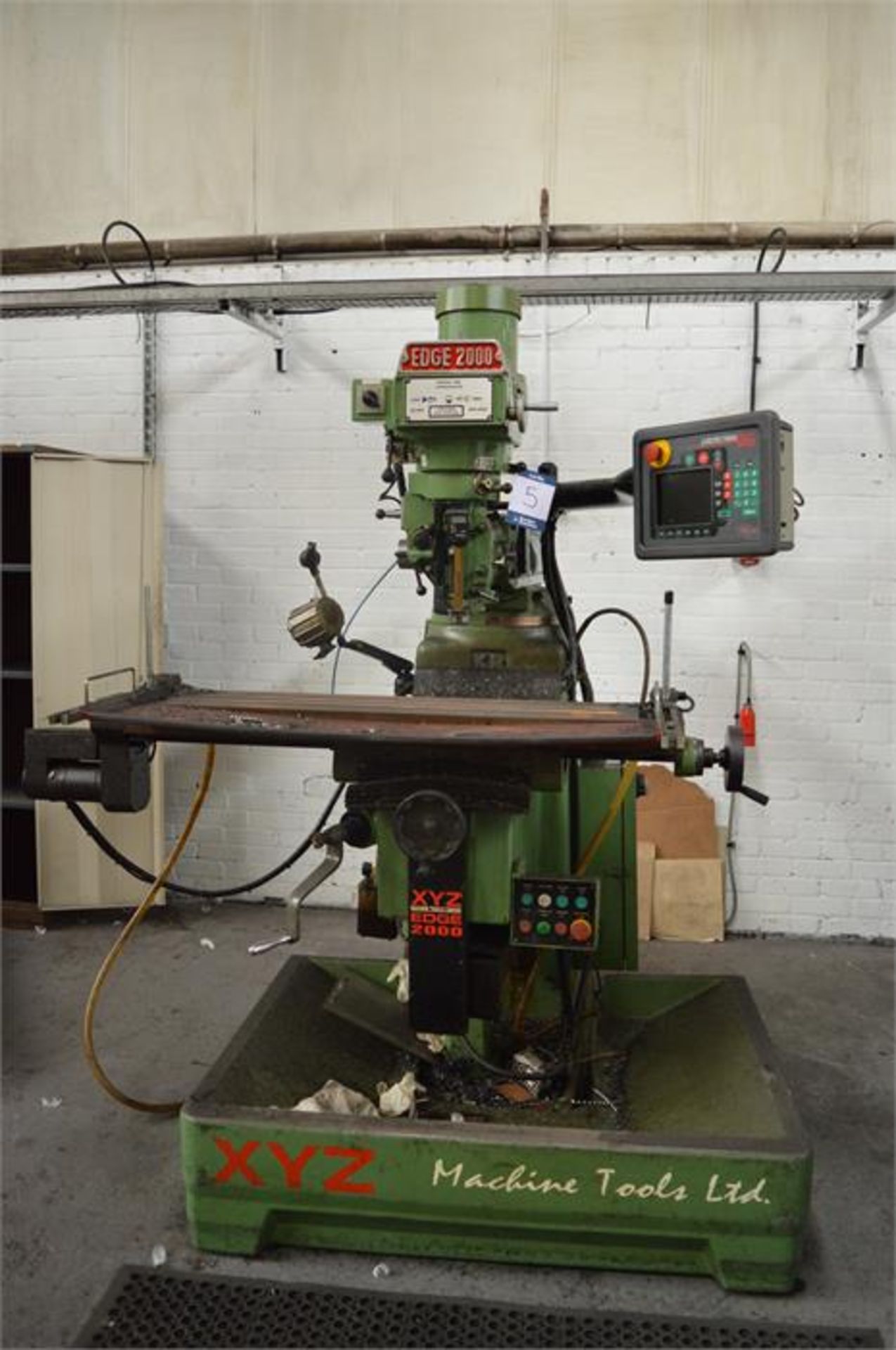 XYZ, Edge 2000, Type: KP-V200, CNC turret milling machine Serial No. 9368 with Proto Trak Edge