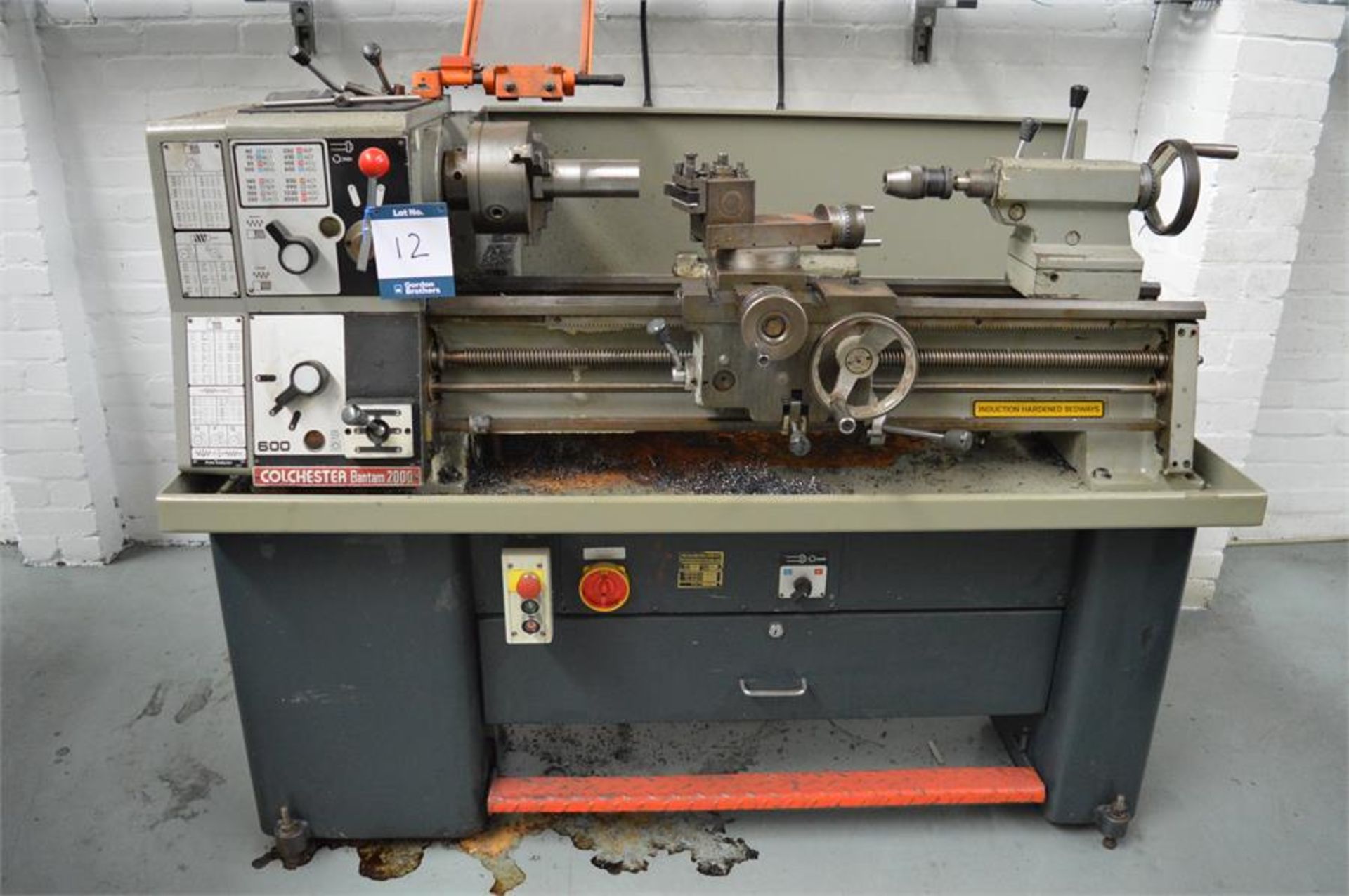 Colchester, Bantam 2000, centre lathe, Machine No. 3/0015/01916