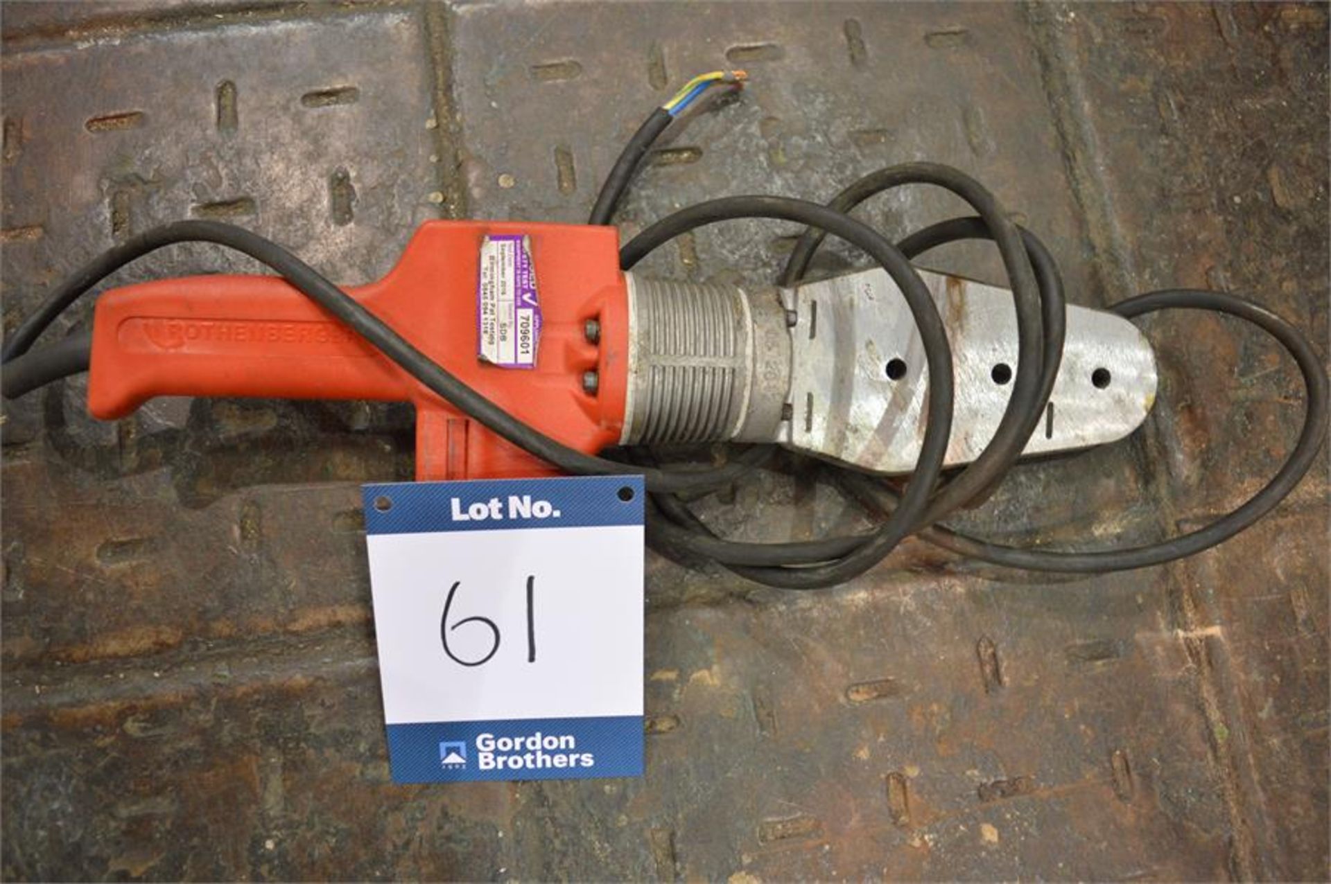 Rothenberger P63-56, 110v/800w thermostatic socket welder (no plug)
