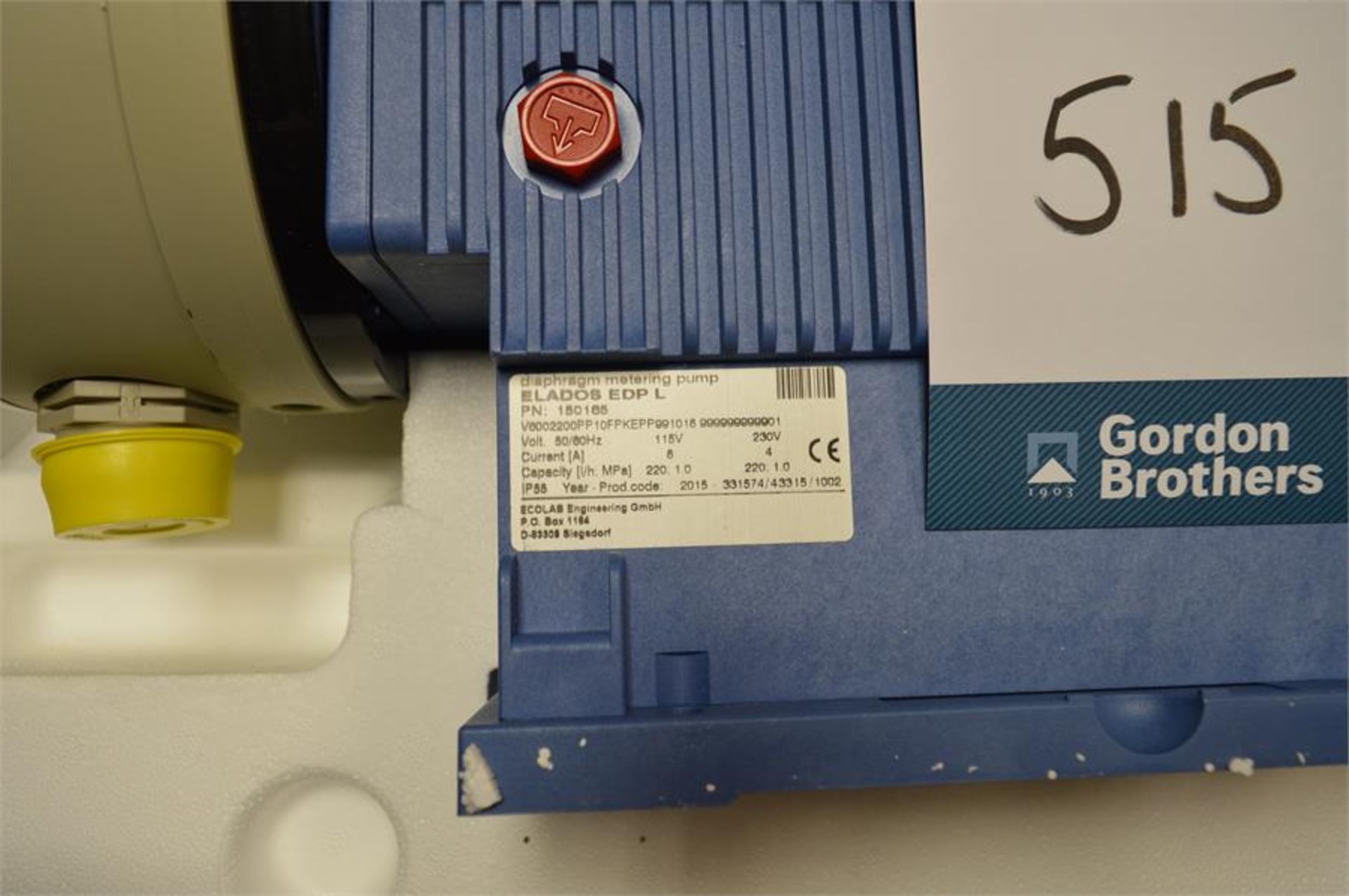 Ecolab, Elados EDPL V60 diaphragm metering pump (2015) (boxed/opened) - Image 2 of 3