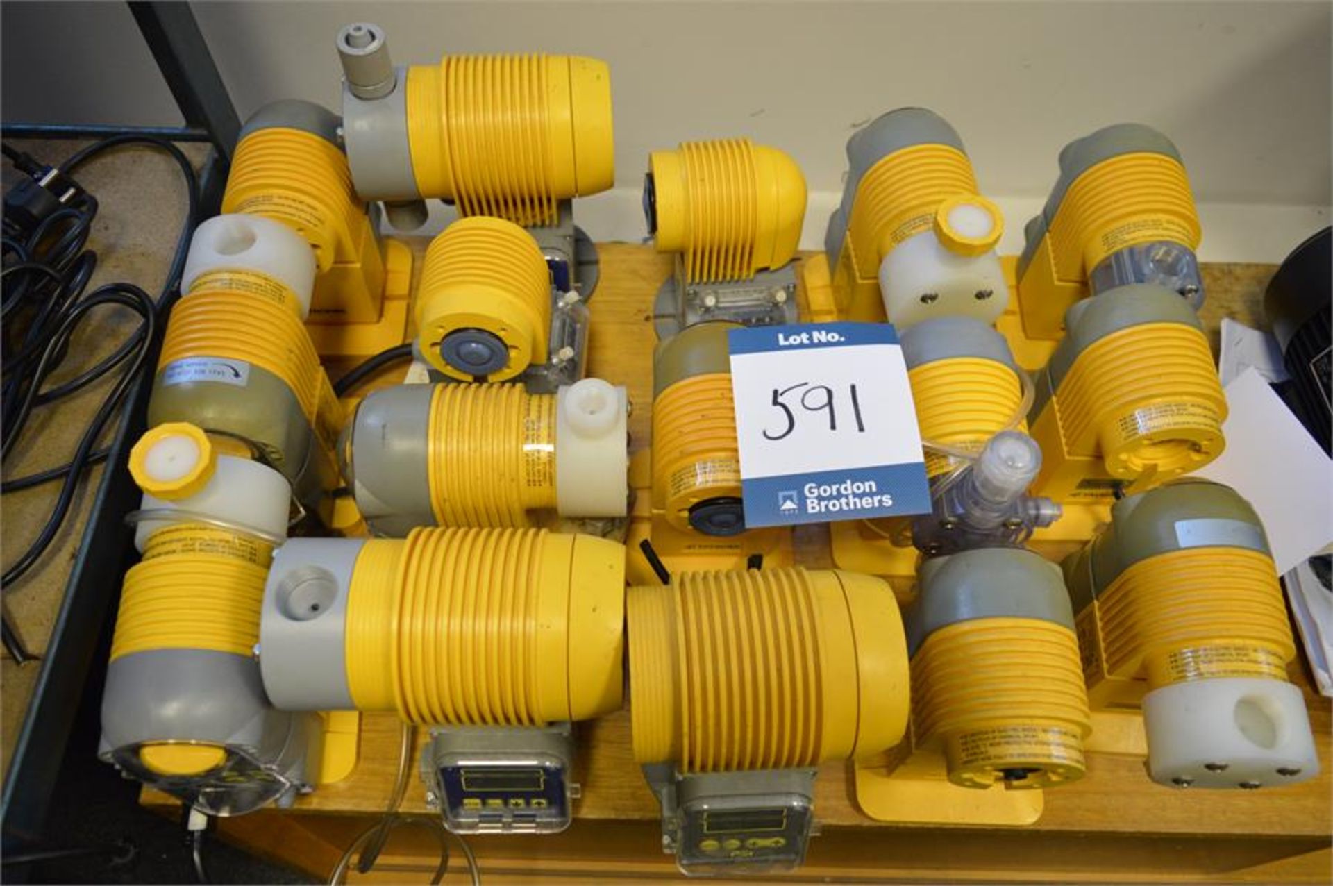 16 x various used Tacmina, pulse metering pumps and solenoid-driven metering pumps, as lotted