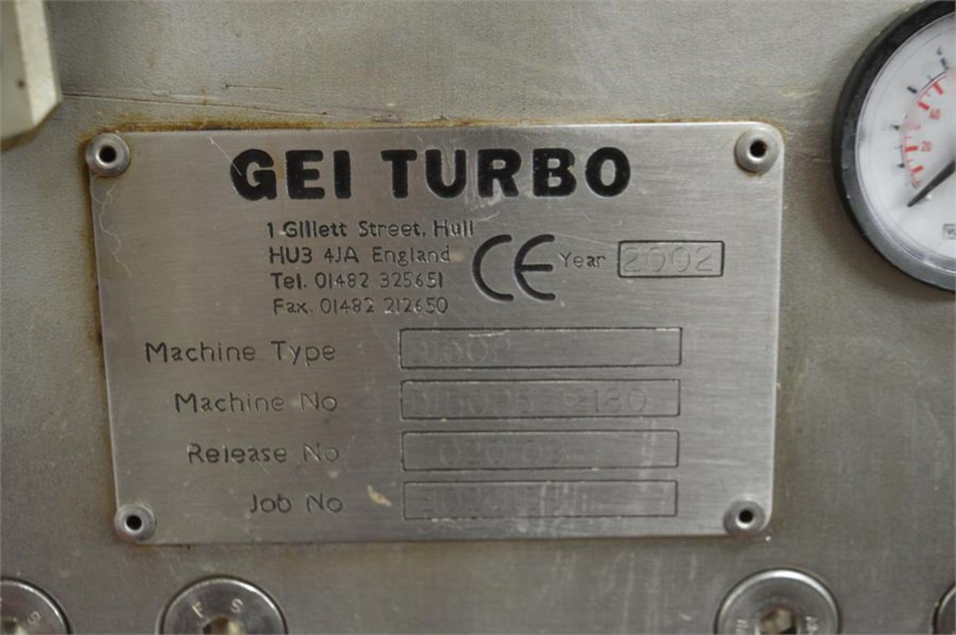 Turbo Systems, D150P, mobile single head depositor, Serial No. D150P521280 (2002) (Located at - Bild 7 aus 7