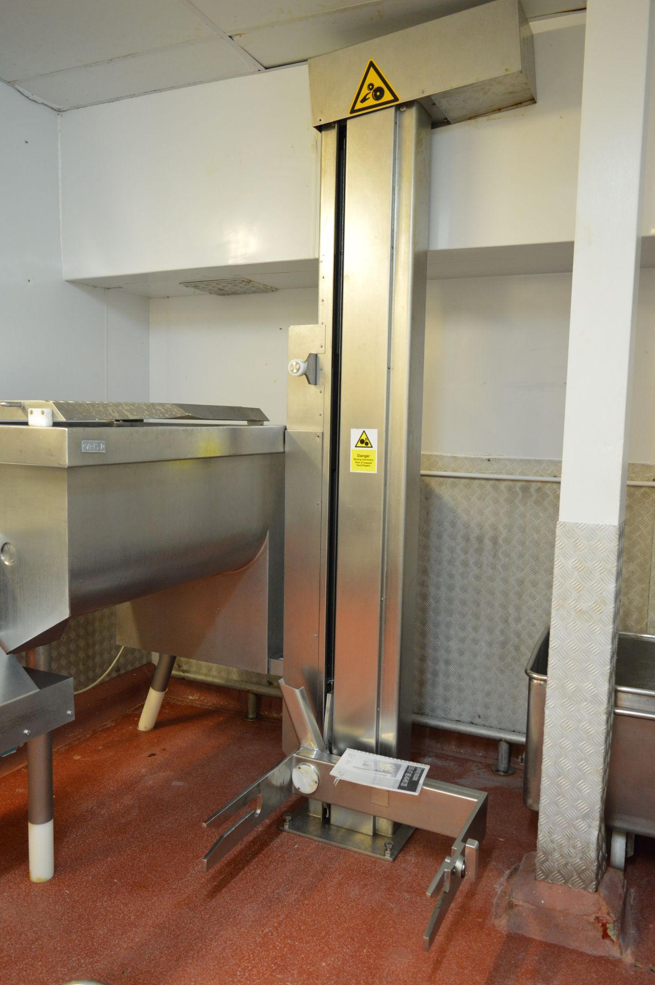 Risco, stainless steel mixer with Eurolift, lift column lift (Located at Crantock Bakery, Newquay) - Image 4 of 6