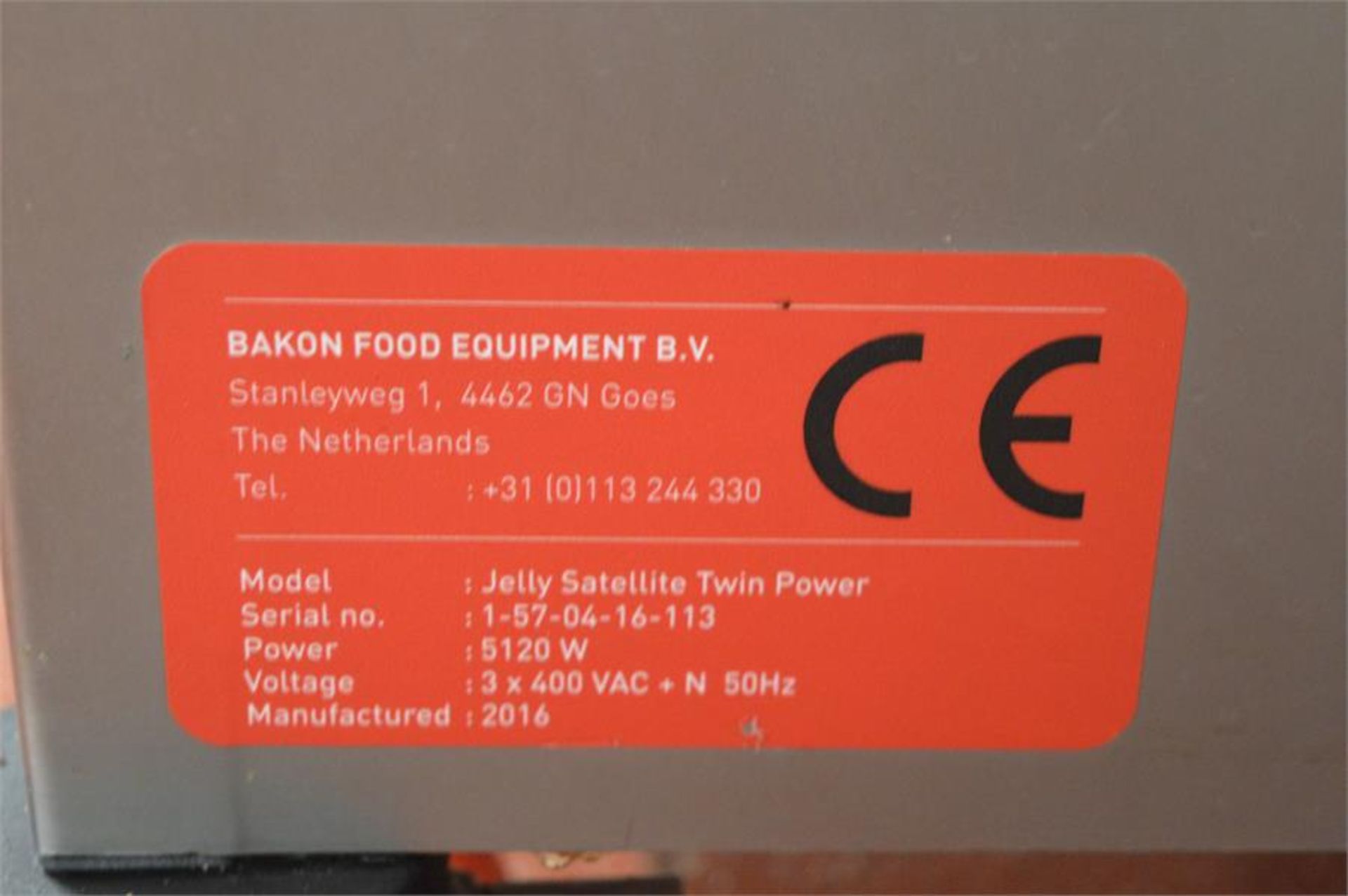 Bakon, Model: CS-4A-AC, mobile cutting machine, Serial No. 1-57-04-16-113 (2016) (Located at - Bild 3 aus 3