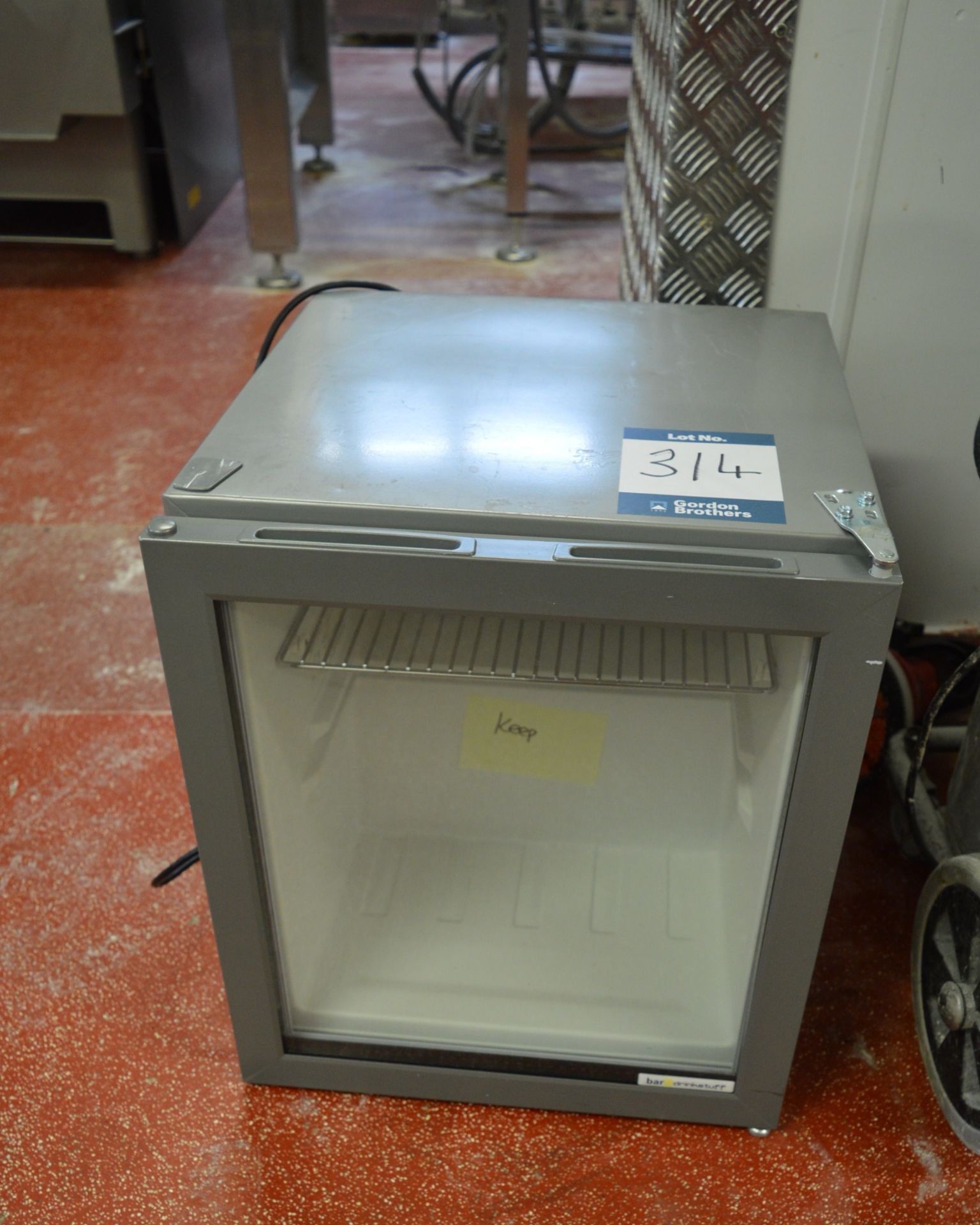 Bar Drinkstuff glass fronted bench fridge (Located at Crantock Bakery, Newquay)