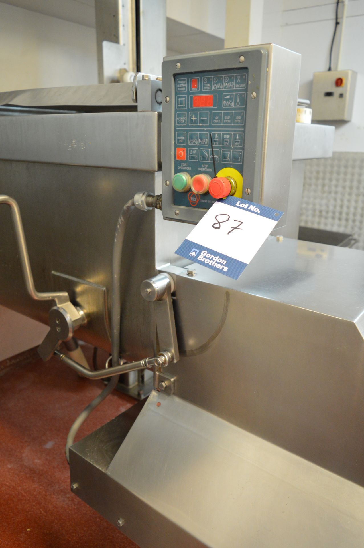 Risco, stainless steel mixer with Eurolift, lift column lift (Located at Crantock Bakery, Newquay) - Image 2 of 6