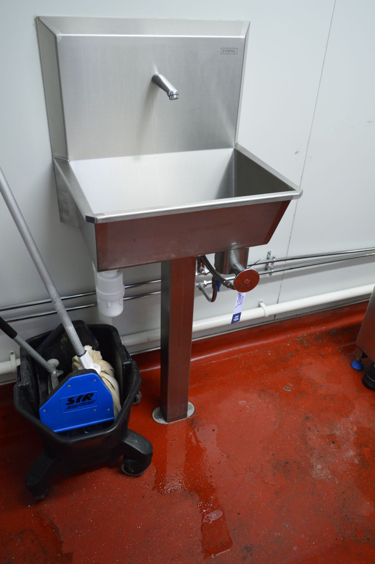 Three Syspal stainless steel hand wash sinks (Located at Crantock Bakery, Newquay) - Image 2 of 3