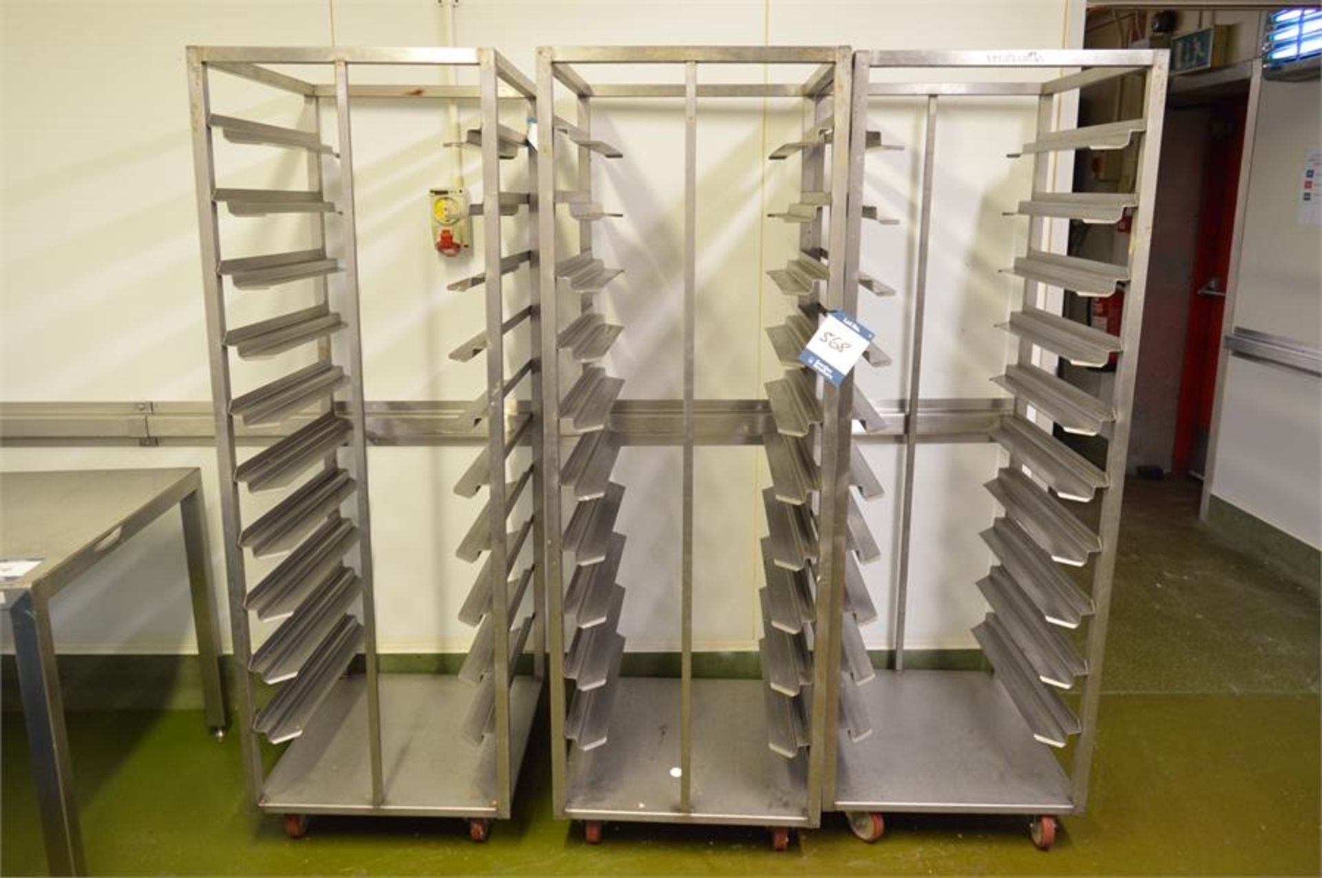 8 x mobile baking trolleys, no trays, as lotted (Located at Continental Patisserie, Newport) - Bild 2 aus 2