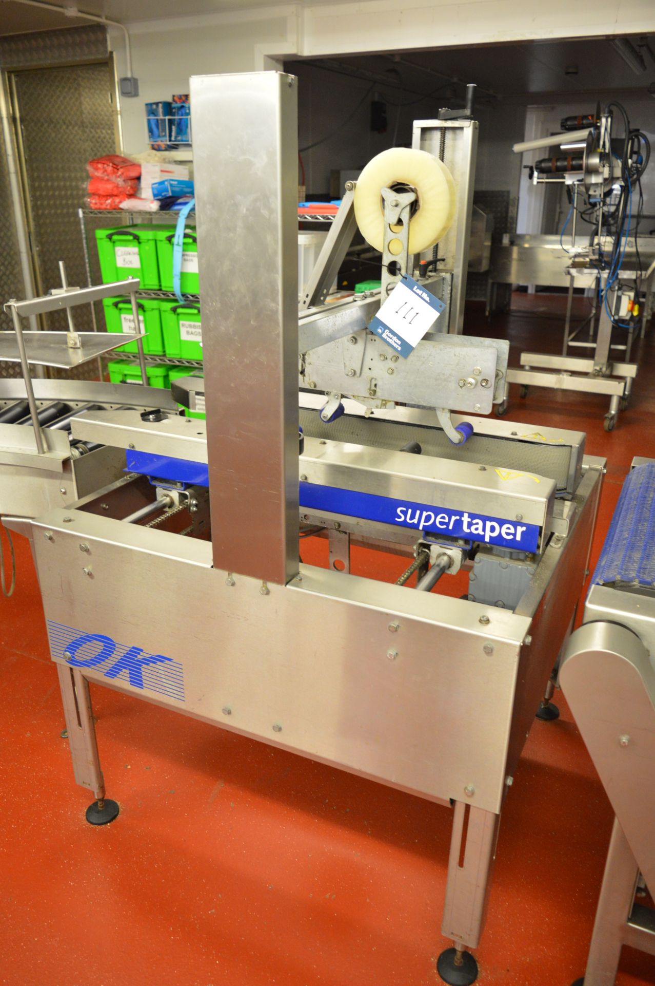 OK, Supertaper, 1m sealer, Serial No. 06-90662 (2006) (Located at Crantock Bakery, Newquay)