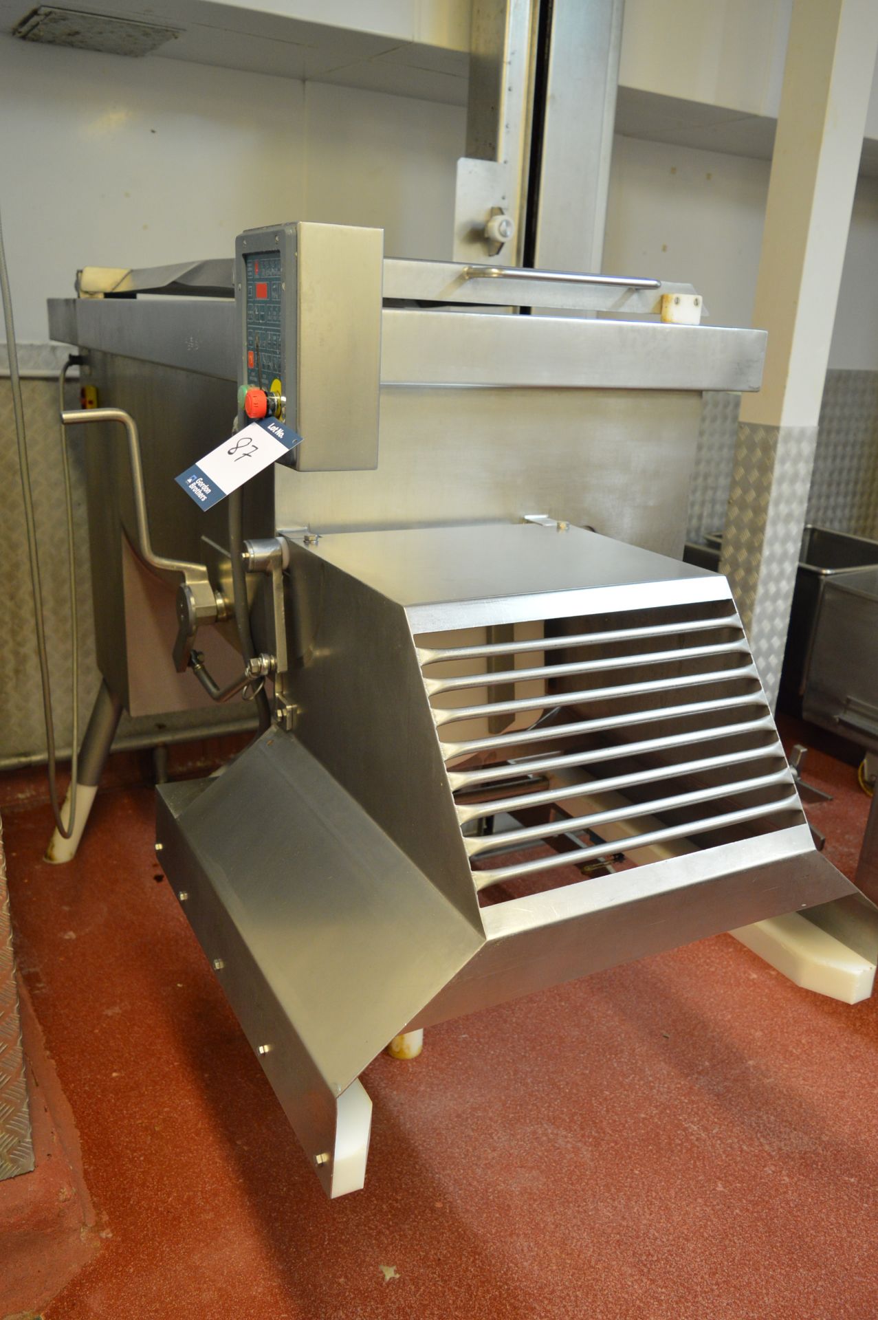 Risco, stainless steel mixer with Eurolift, lift column lift (Located at Crantock Bakery, Newquay)