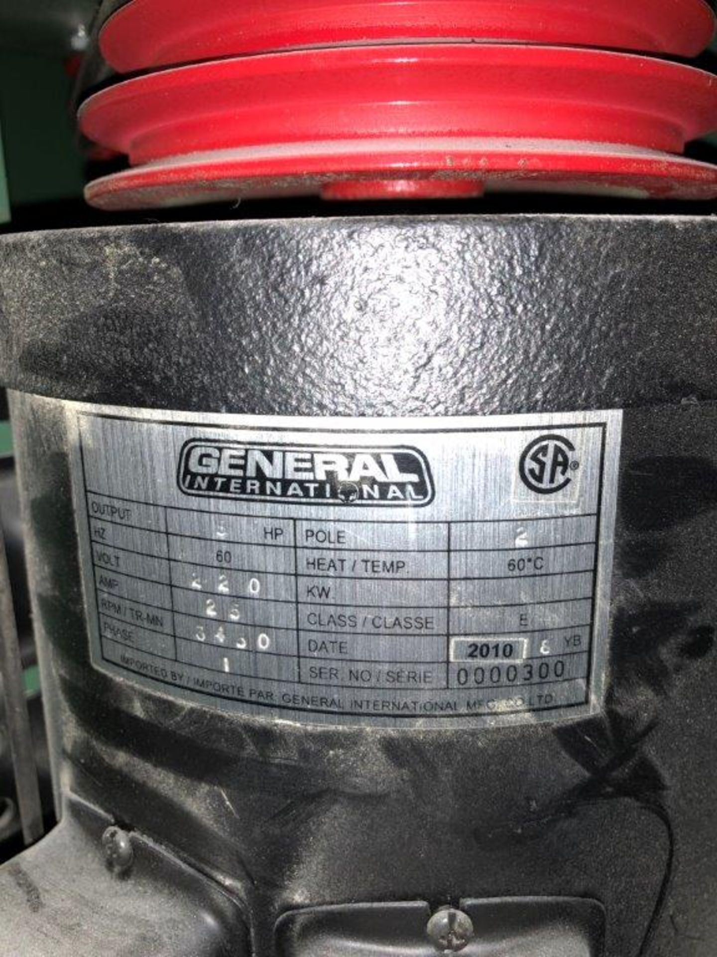 GENERAL EDGEBANDER, , 220 V, 25 A, 3450 RPM - Image 8 of 10
