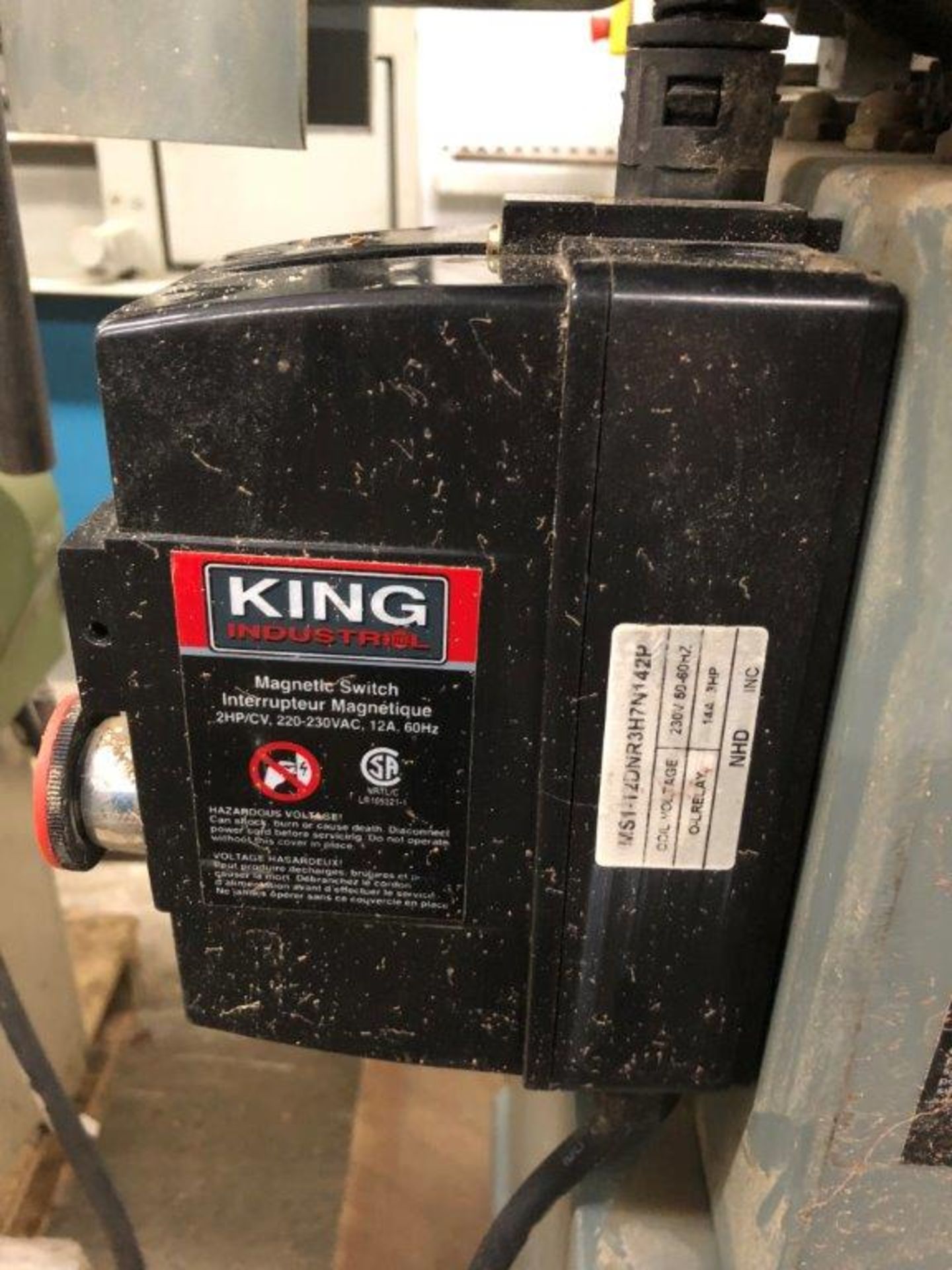 KING OSCILLATING BELT SANDER, mod: KC-6108-ESC, 220 V, 12 A, 2 HP, - Image 3 of 12