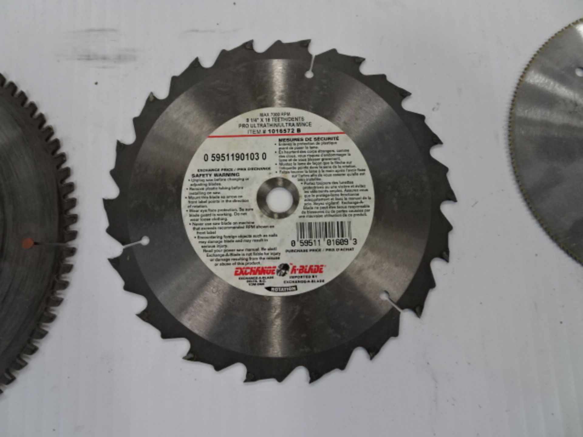 Lot de (14) lames de scies assorties / (14) assorted saw blade from/de: 12" à 6" - Image 4 of 13