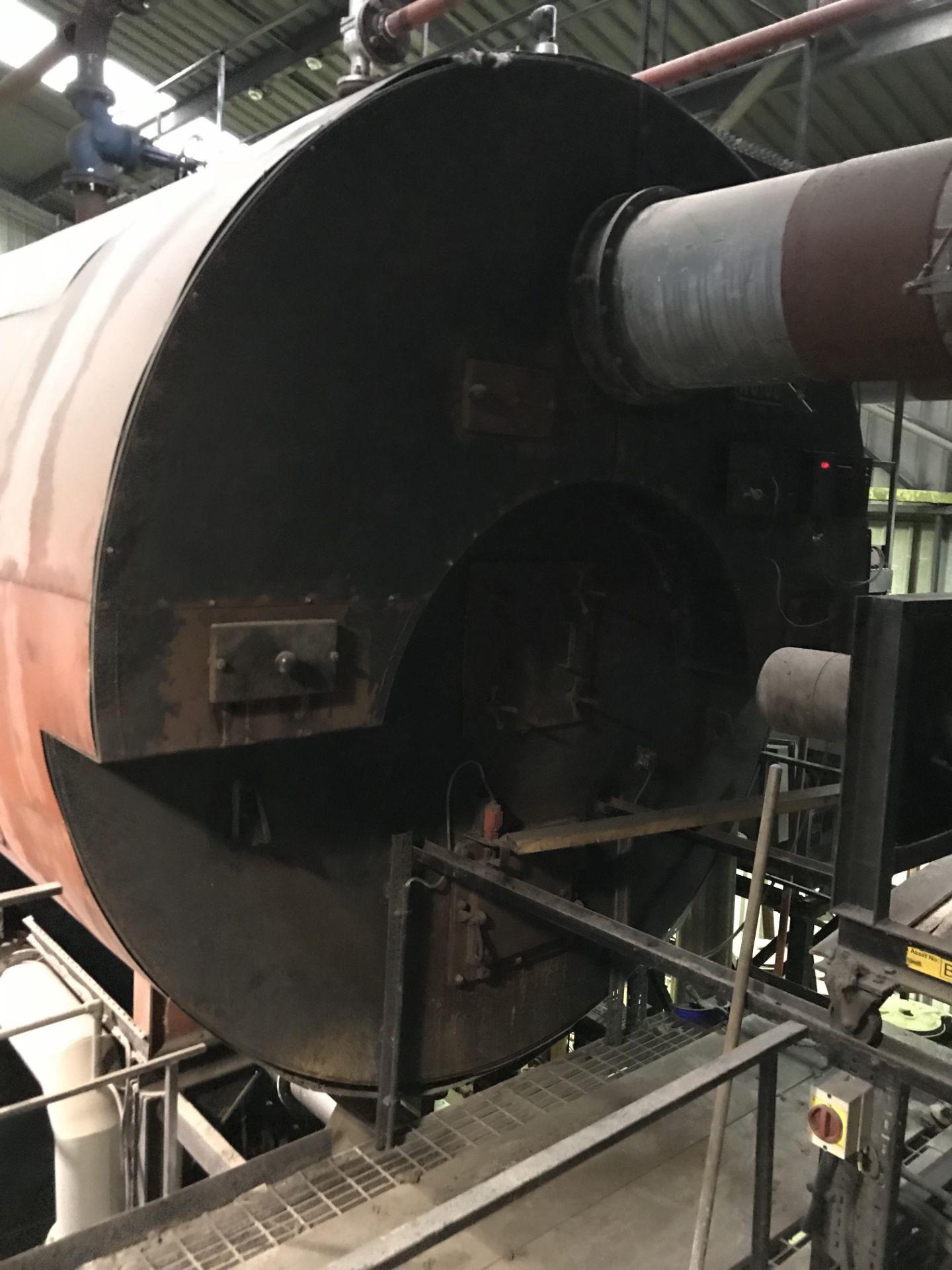 Weiss Kessel-Anlaen, model number TV2500-UF/2-D wood chip/shaving burner/boiler, 3.1MW / 670Kg/hr - Bild 2 aus 9