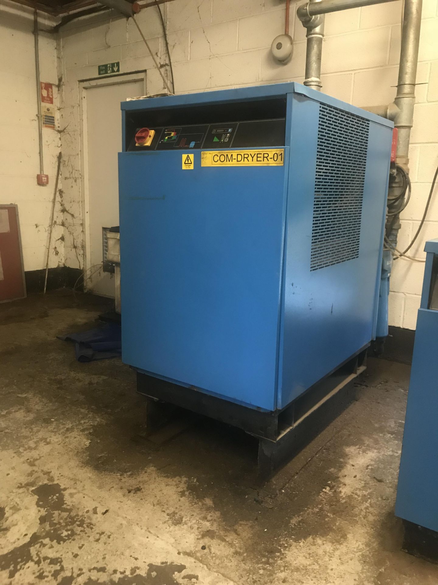 HPC Plusair, model number BSD 72 packaged air compressor, 37Kw, 8 bar, serial number 1378, (2005), - Image 2 of 4