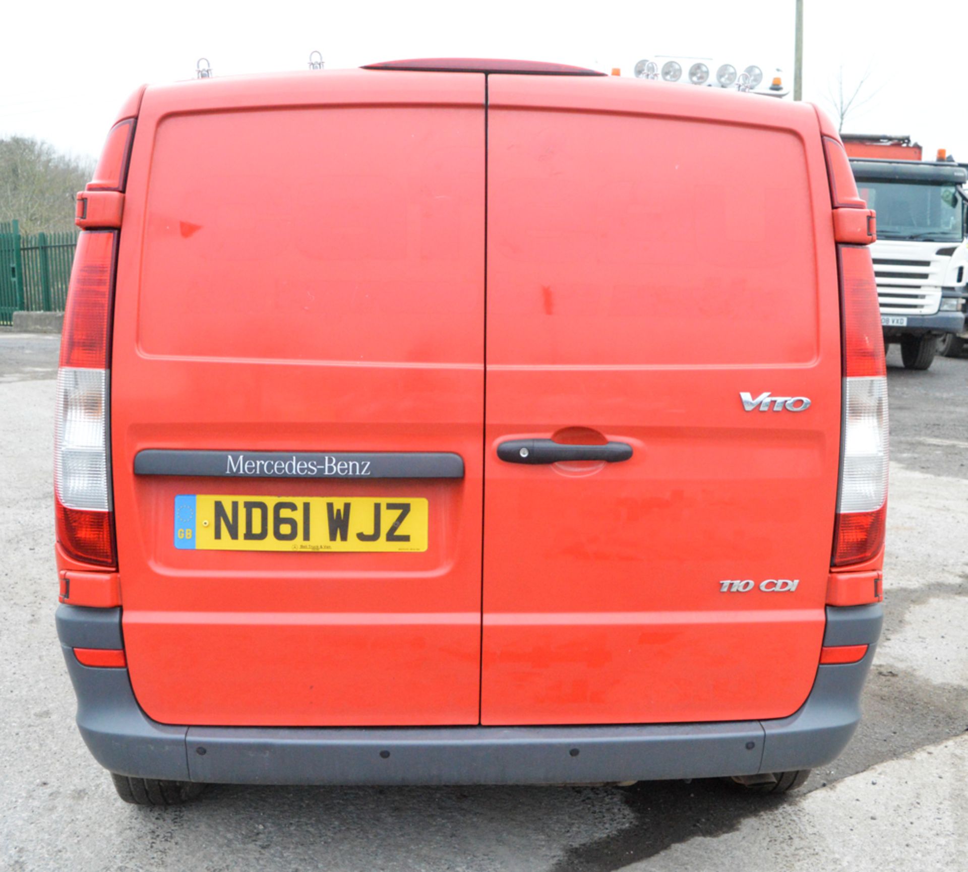 Mercedes Benz Vito 110 CDi panel van Registration Number: ND61 WJZ Date of Registration: 06/02/ - Image 6 of 13