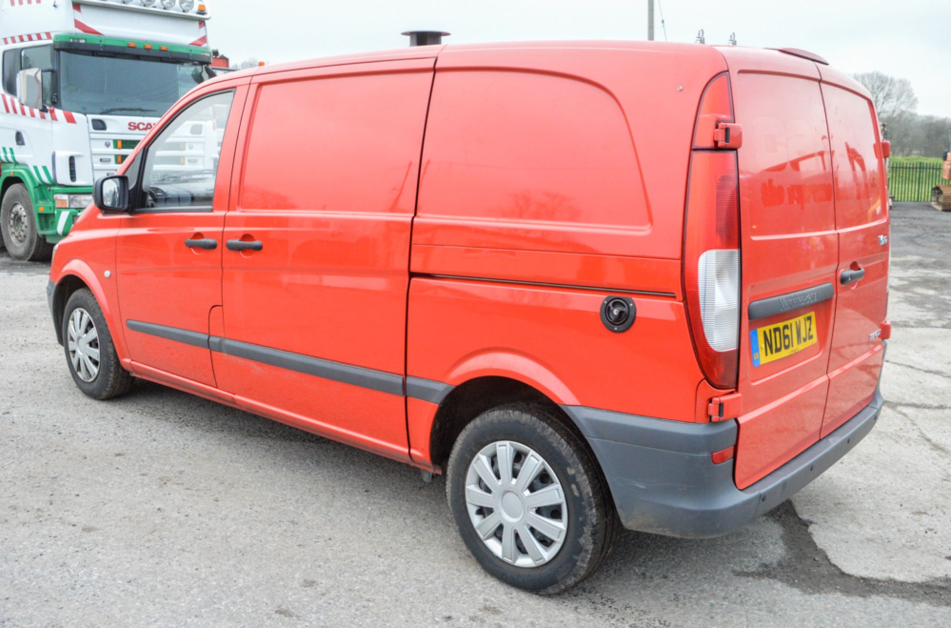 Mercedes Benz Vito 110 CDi panel van Registration Number: ND61 WJZ Date of Registration: 06/02/ - Image 3 of 13