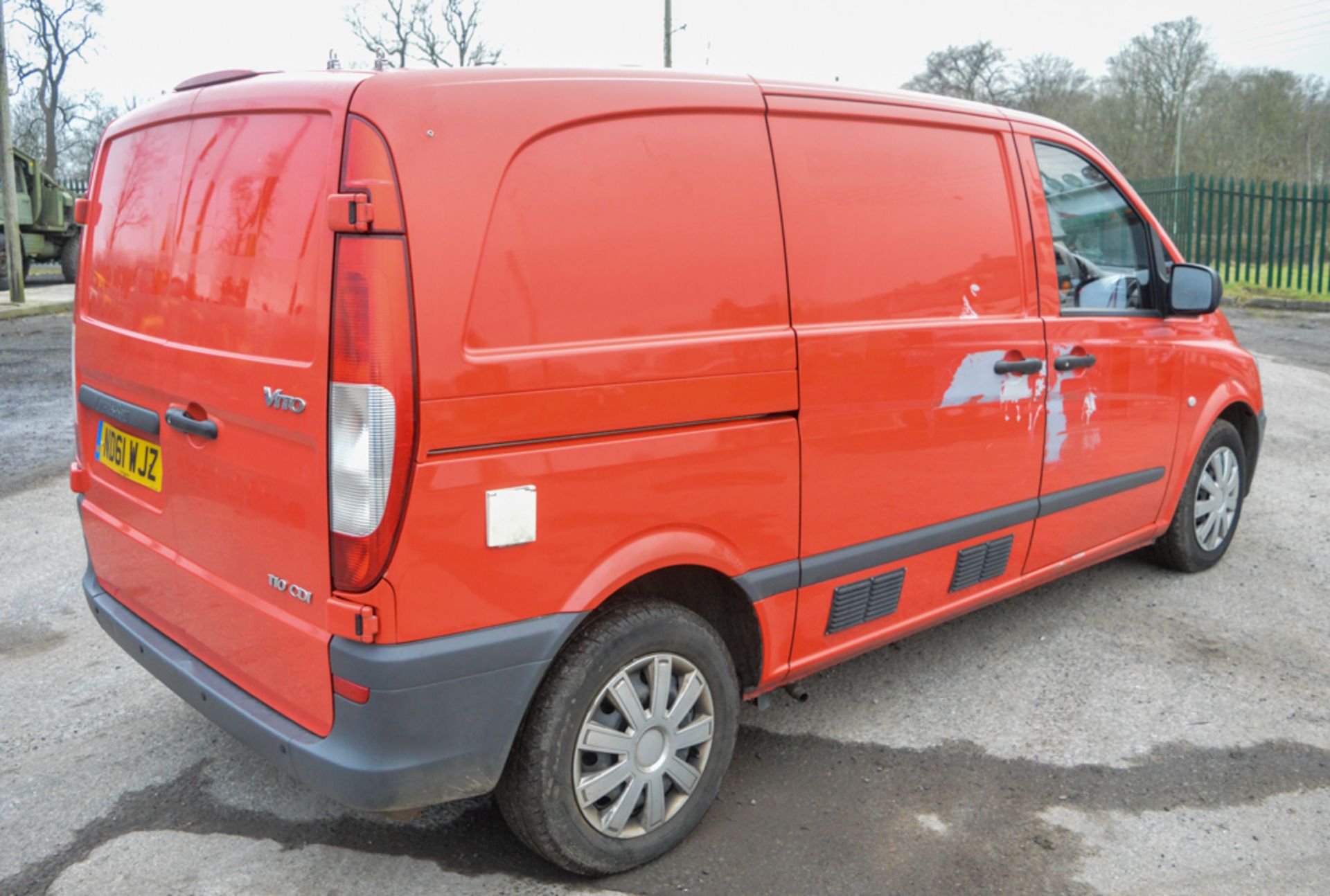 Mercedes Benz Vito 110 CDi panel van Registration Number: ND61 WJZ Date of Registration: 06/02/ - Image 4 of 13