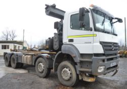 Mercedes-Benz Axor 3236 8x4 hook loader  Registration Number: SV09 UVC Date of registration: 01/06/