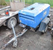 Ingersoll Rand 7/20 diesel driven fast tow mobile air compressor Year: 2004 S/N: 120218 Recorded