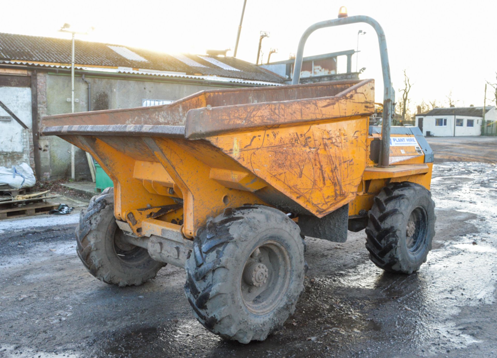 Benford Terex 6 tonne straight skip dumper Year: 2003 S/N: E311EE460 Recorded Hours: Not - Image 2 of 12