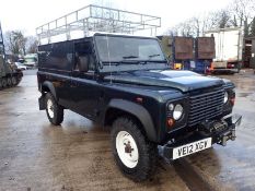 Land Rover 110 Defender TD 4WD utility vehicle Registration Number: VE12 XGV Date of Registration: