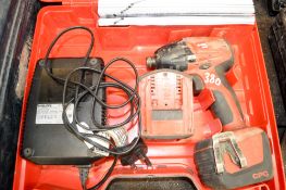 Hilti SID 14-A cordless screwgun c/w 2 batteries, charger & carry case 50-281