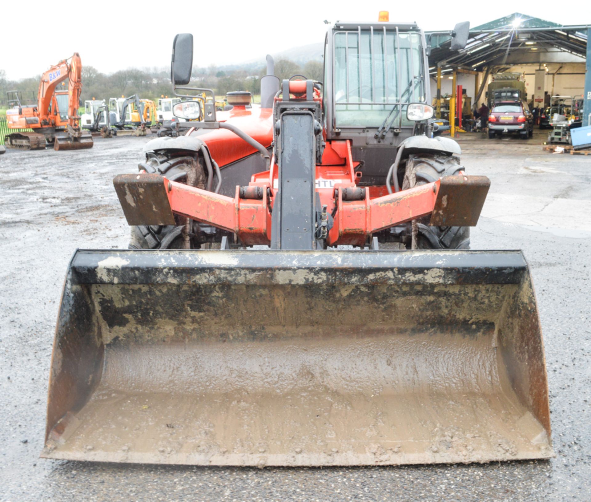 Manitou MT1030 10 metre telescopic handler Year: 2009 S/N: 259027 Recorded Hours: 5343 c/w turbo, - Image 5 of 14