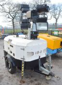Towerlight Superlight VB-9 diesel driven fast tow mobile lighting tower Year: 2011  Recorded