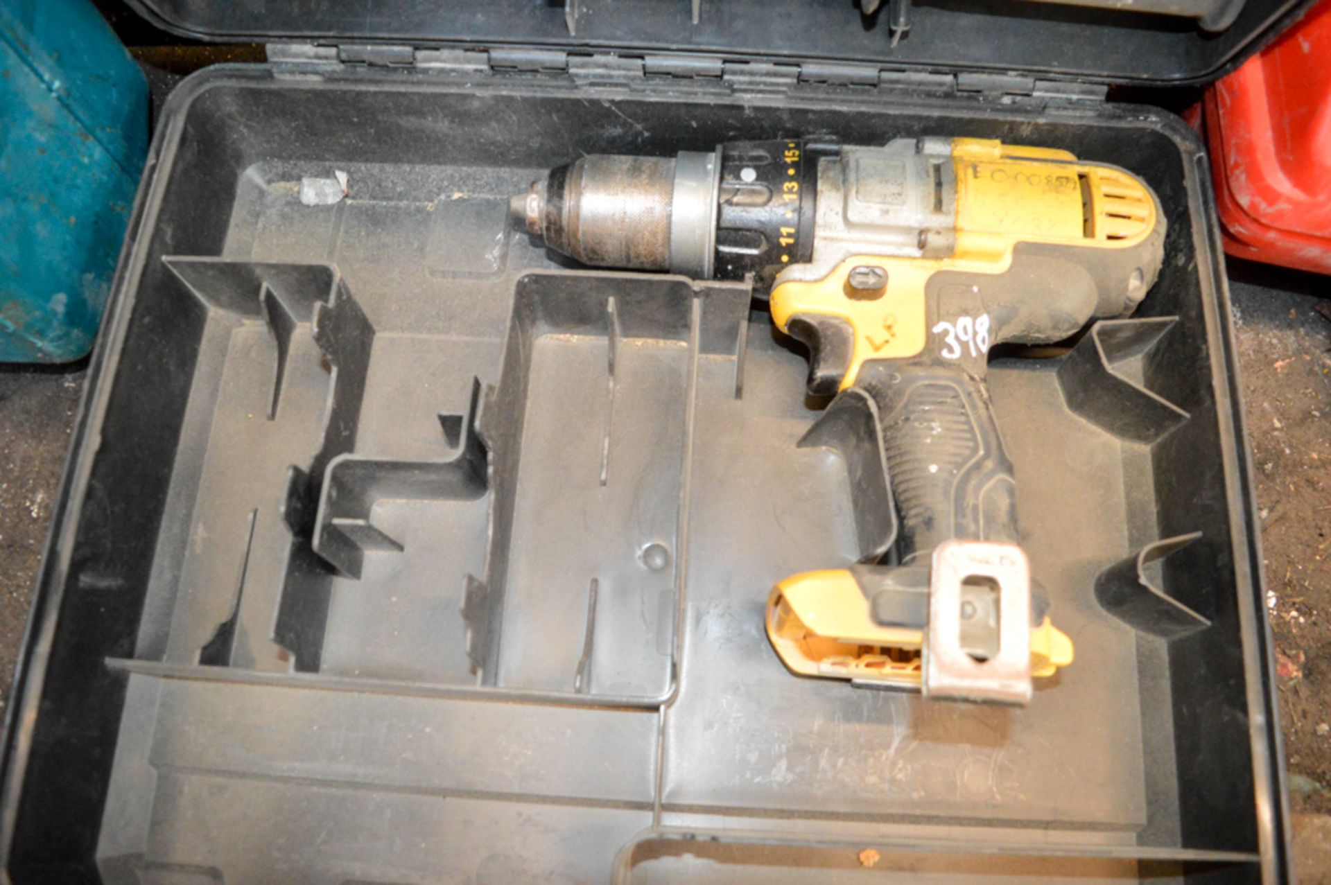 Dewalt cordless power drill c/w carry case **No battery or charger** E0008579