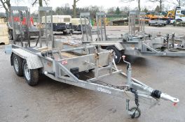 Indespension 8ft x 4ft digadoc twin axle plant trailer 618486