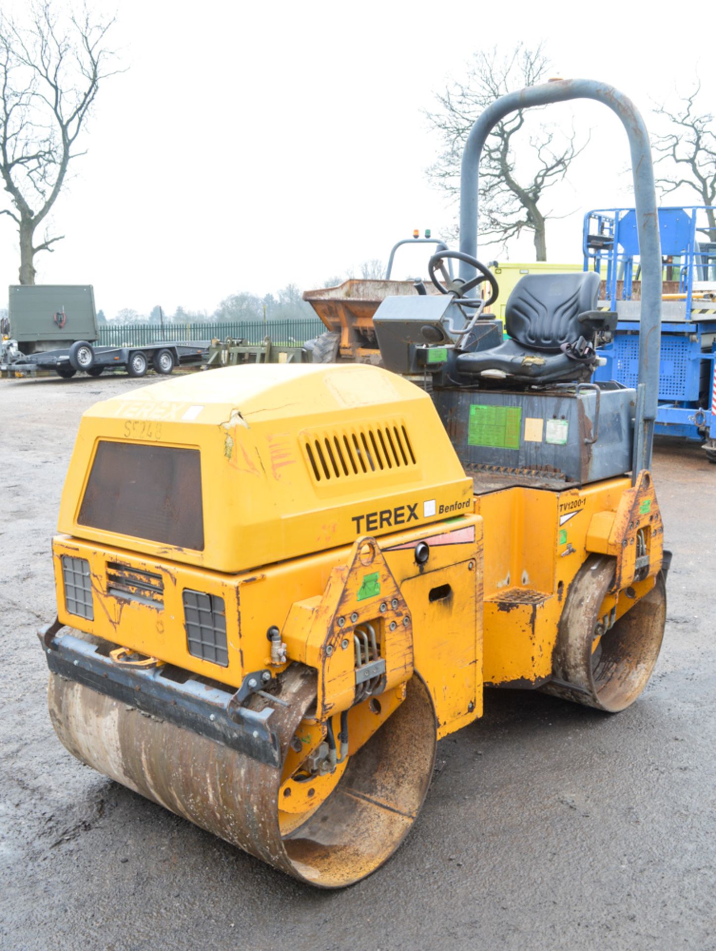 Benford Terex TV1200-1 double drum ride on roller Year: 2004 S/N: E404CC101 Recorded Hours: 1804