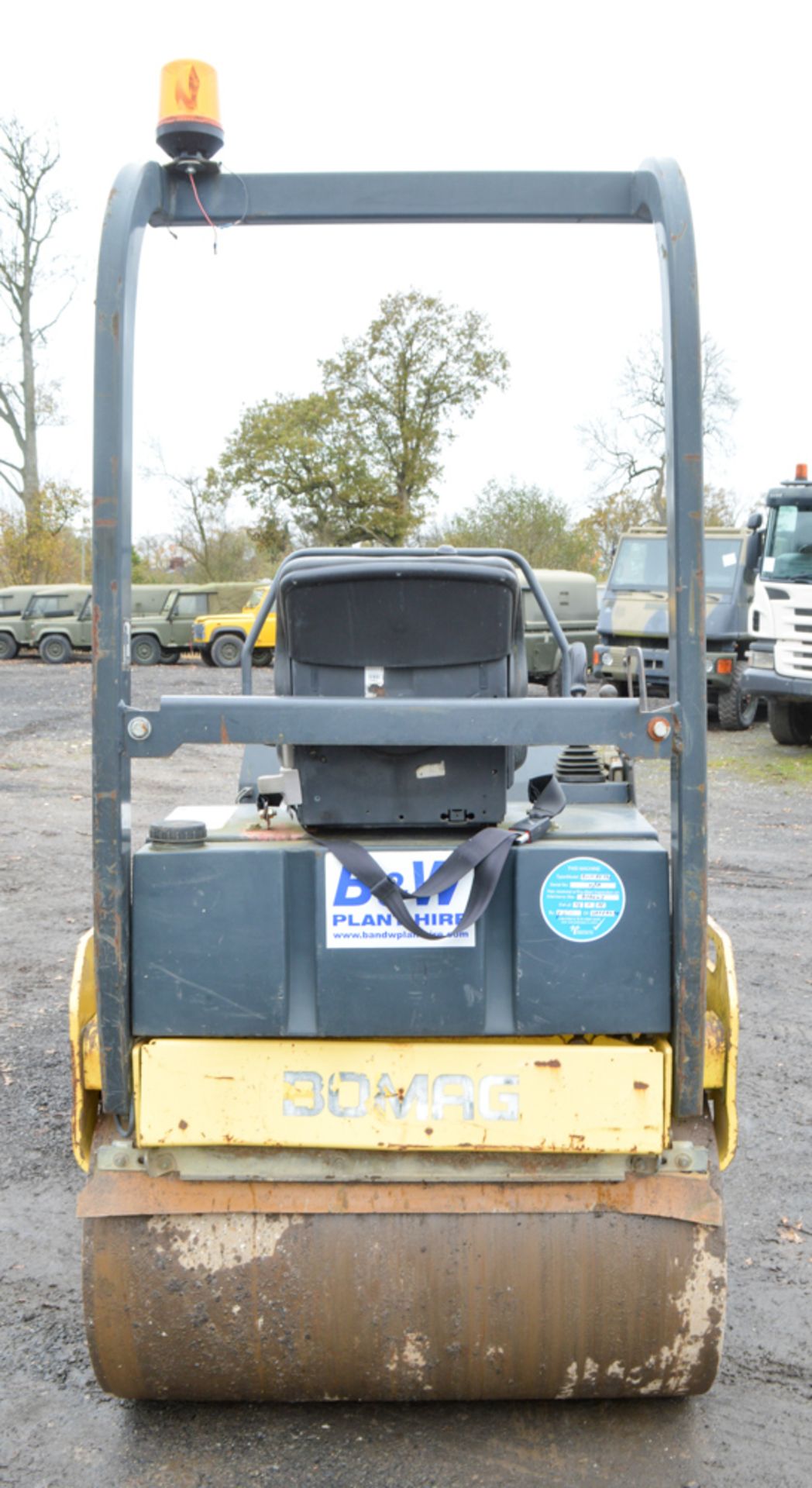 Bomag BW120 AD-3 double drum ride on roller Year: 2003 S/N: 518736 Recorded Hours: 1630 536 - Image 6 of 8