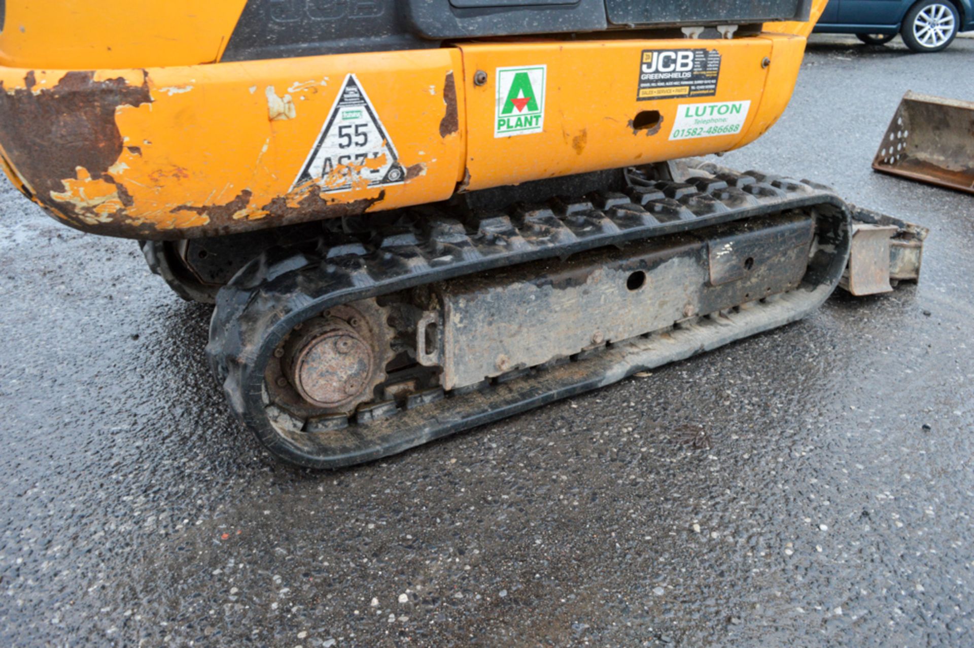 JCB 801.8 CTS 1.5 tonne rubber tracked mini excavator Year: 2013 S/N: 2073944 Recorded Hours: 1288 - Image 6 of 10