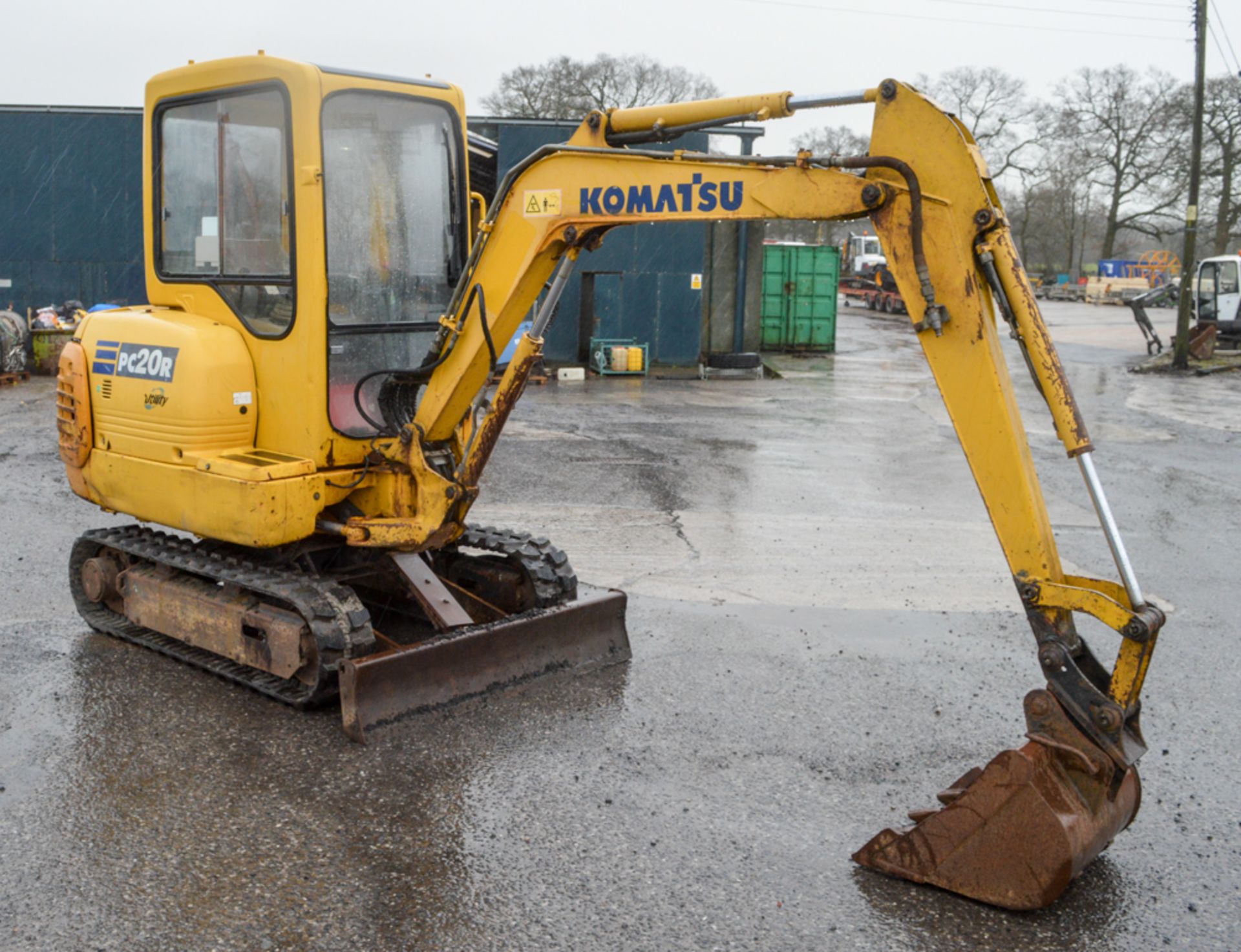 Komatsu PC20R 2.5 tonne rubber tracked mini excavator Year: 2004 S/N: 31719 Recorded Hours: 2941 - Image 4 of 11