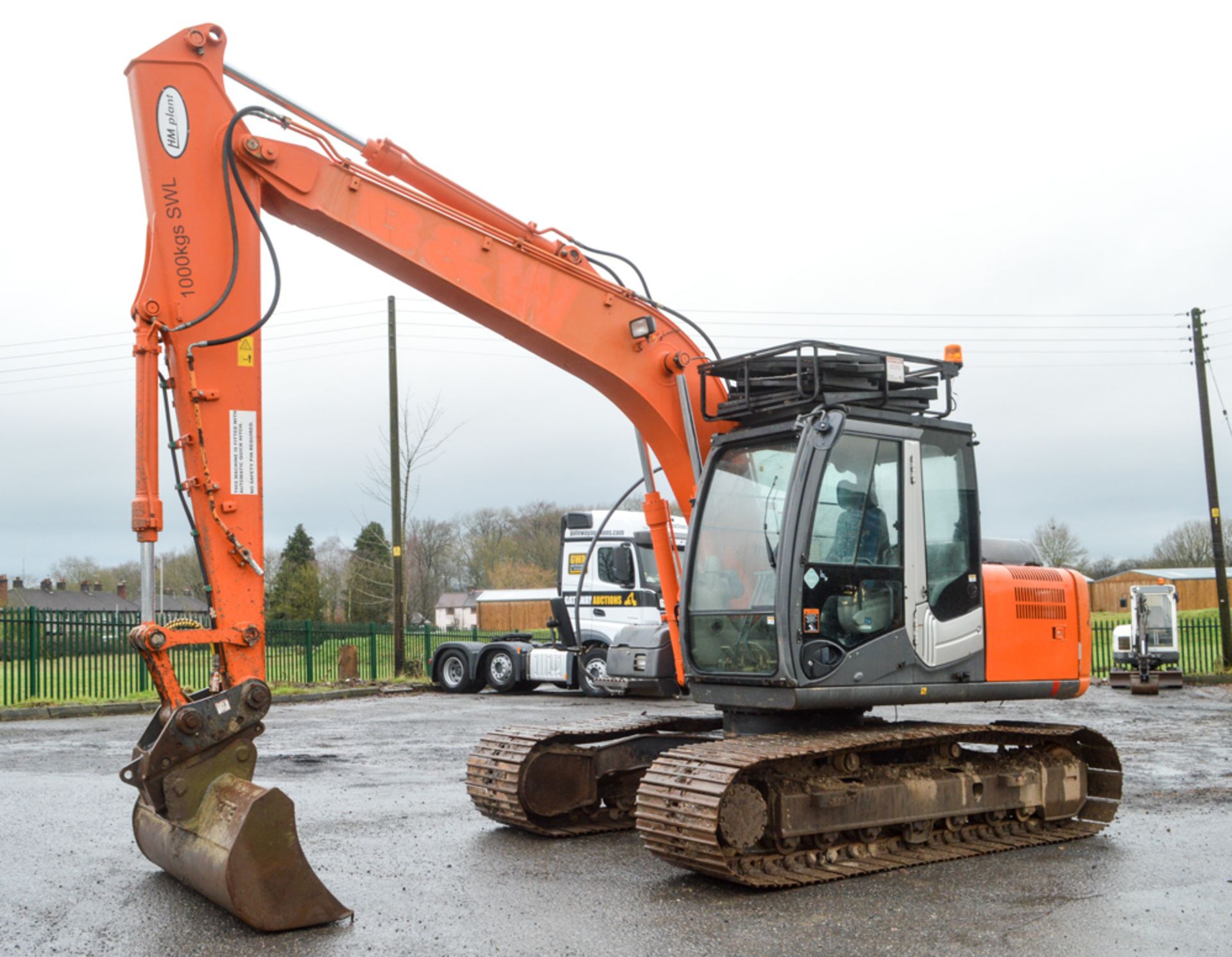 Hitachi 130 LCN Zaxis 13 tonne steel tracked excavator Year: 2010 S/N: 83823 Recorded Hours: 7569