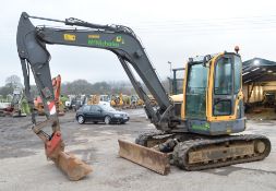 Volvo ECR88 8 tonne rubber tracked excavator Year: 2008 S/N: 12851 Recorded Hours: 7140 blade,